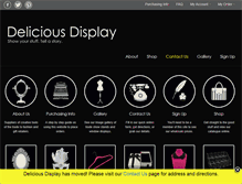Tablet Screenshot of deliciousdisplay.com